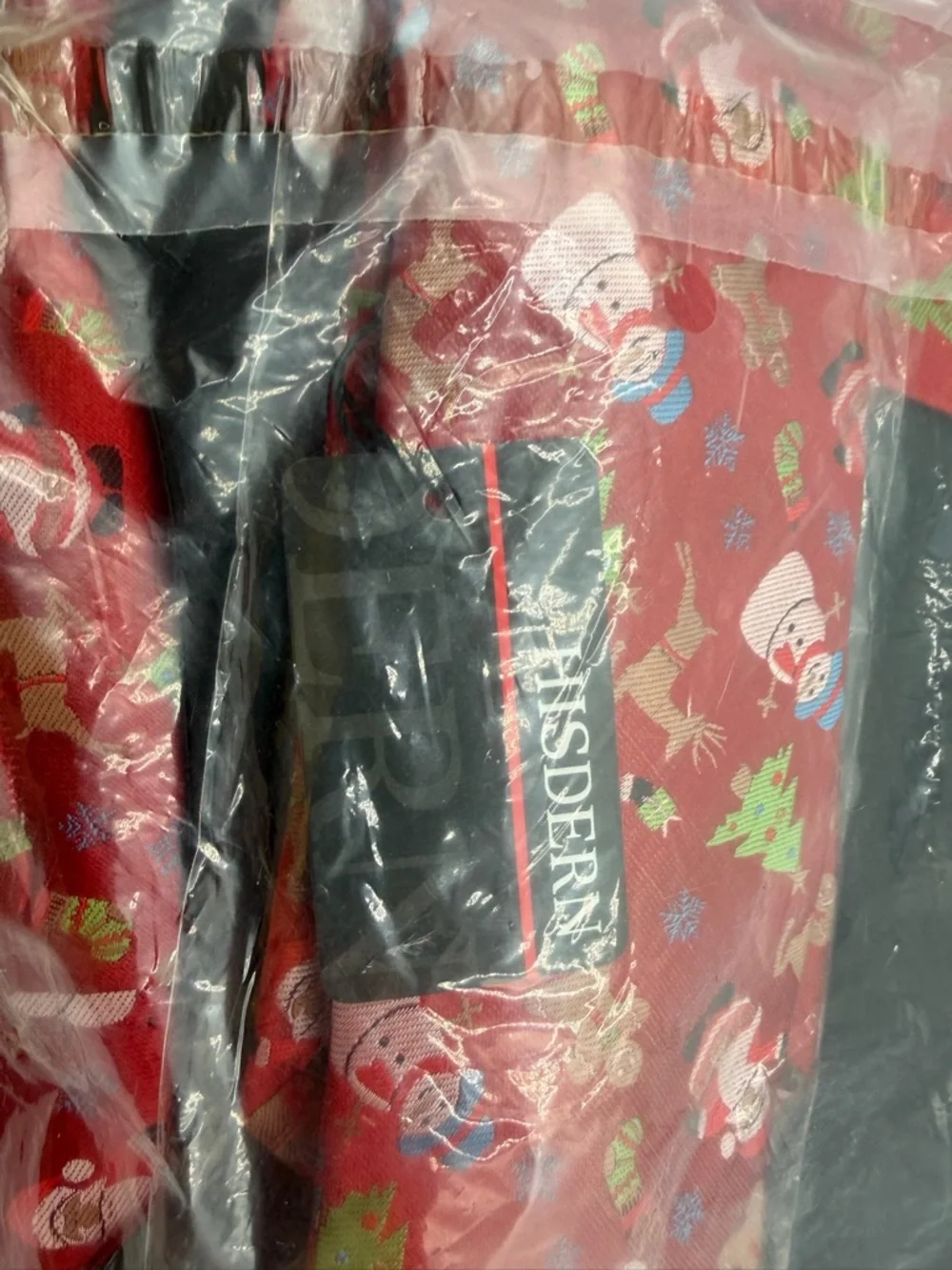 HISDERN‎ Men’s Christmas Holiday Party Vest and Necktie size 4XL